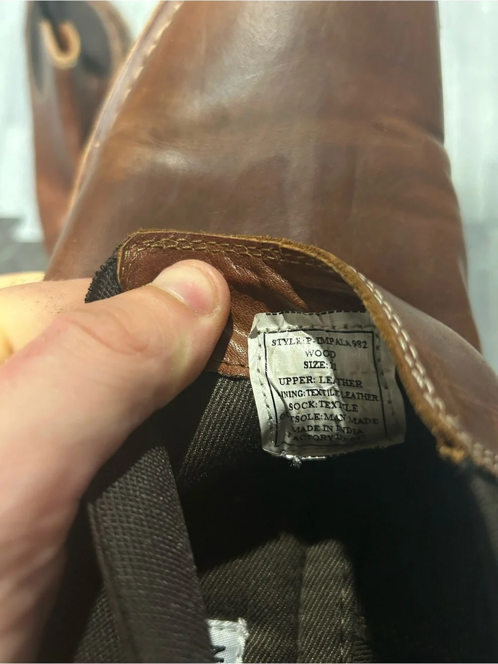 Steve Madden Brown Leather Slip-On Chukka Boots 11